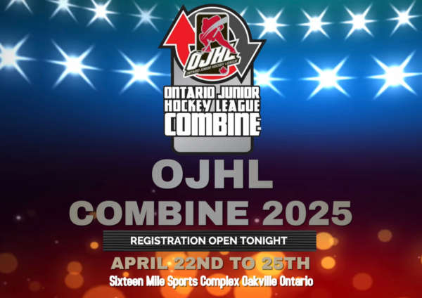 REGISTRATION OPENING TONIGHT FOR 2025 OJHL COMBINE